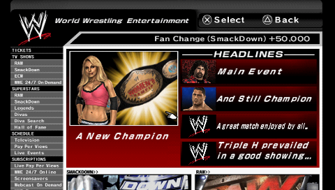 WWE Smackdown vs. Raw 2007 screenshot 4 for Xbox 360